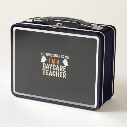 Lunch Box Conception de fantôme Halloween pour enseignant en (Devant)