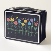 Lunch Box Conception de fleurs en croissance (Devant)
