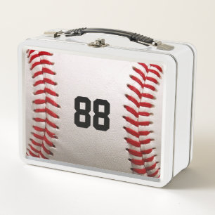 Lunch Box Conception de joueur de baseball avec numéro de ma