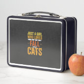 Lunch Box Conception de la fête des chats d'automne Hallowee (En situation)