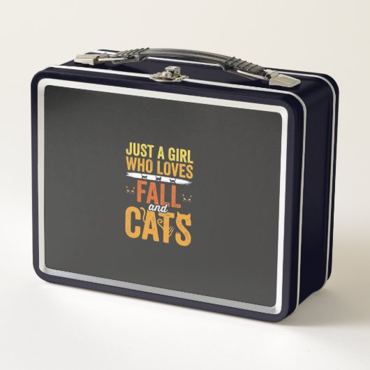 Lunch Box Conception de la fête des chats d'automne Hallowee (Devant)