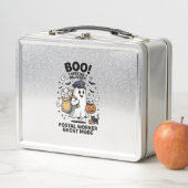 Lunch Box Conception de livraison d'Halloween en mode fantôm (En situation)