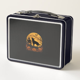 Lunch Box Conception de lune de Halloween de berger allemand