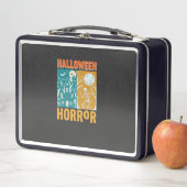 Lunch Box Conception de maison hantée Halloween Lune squelet (En situation)