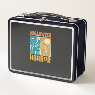 Lunch Box Conception de maison hantée Halloween Lune squelet