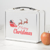 Lunch Box Conception de Noël et rennes (En situation)