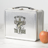 Lunch Box Conception de pêche chrétienne Il m'a appelé à pêc (En situation)