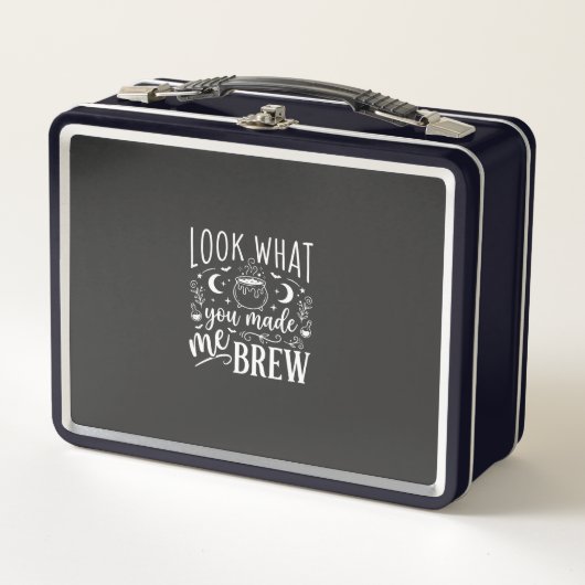 Lunch Box Conception de potion drôle de sorcière d'Halloween (Devant)