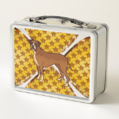 Lunch Box Conception de race de chien Boxer drôle (Dos)
