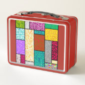 Lunch Box Conception de silhouette de guerrier super samoura (Dos)