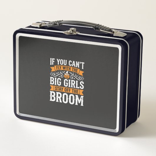 Lunch Box Conception de sorcière à balai pour grandes filles (Devant)