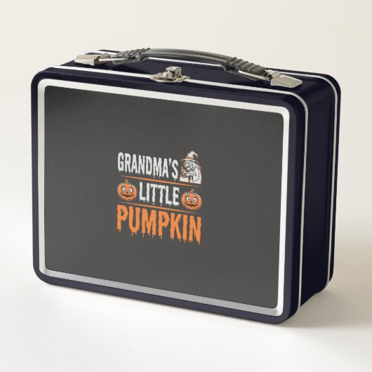 Lunch Box Conception de sorcière d'Halloween de petit citrou (Devant)