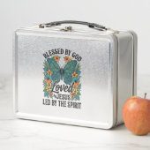 Lunch Box Conception de T-Shirt chrétien Papillon Bénie (2) (En situation)