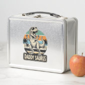 Lunch Box Conception de t-shirt de dinosaure rétro Daddy Sau (En situation)