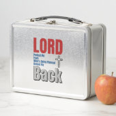 Lunch Box Conception de t-shirt de foi chrétienne Lord Prote (En situation)