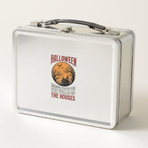 Lunch Box Conception de T-shirt de Lune de Maison Hantée Hal