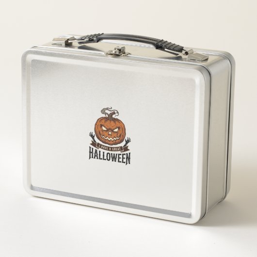 Lunch Box Conception de T-shirt gothique de citrouille d'Hal (Devant)