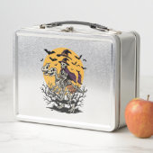 Lunch Box Conception de T-shirt Halloween dinosaure squelett (En situation)