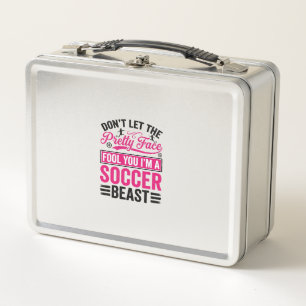 Lunch Box Conception de T-shirt vintage de bête de football