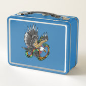 Lunch Box Conception de tatouage aigle contre serpent (Dos)