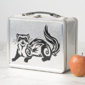 Lunch Box Conception de tatouage de Ferret Tribal (En situation)