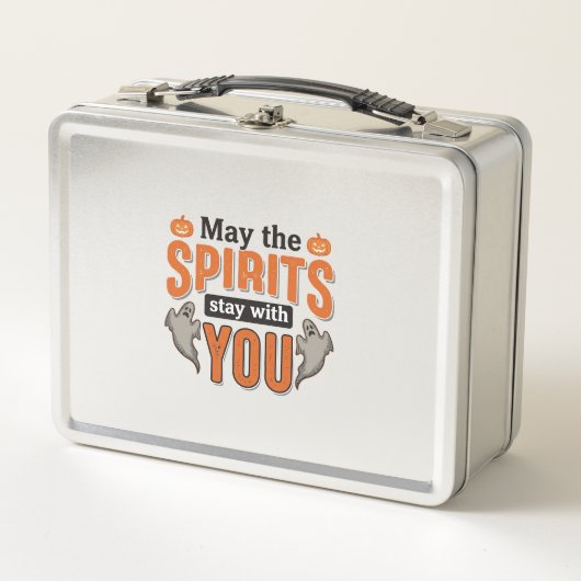 Lunch Box Conception de typographie de fantôme d'Halloween G (Devant)