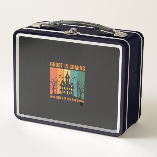 Lunch Box Conception de vecteur de maison hantée fantôme Hal (Devant)