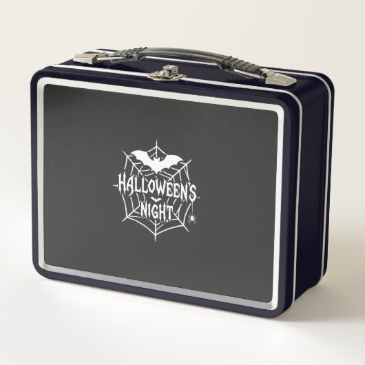 Lunch Box Conception de vecteur de toile d'araignée de chauv (Devant)