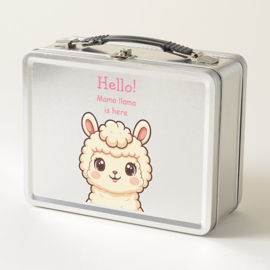 Lunch Box Conception d'illustration de lama mignon (Devant)