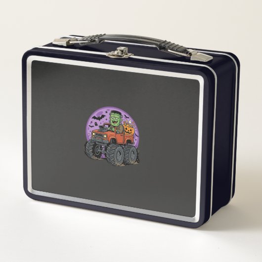 Lunch Box Conception graphique de camion monstre Frankenstei (Devant)