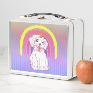 Lunch Box Conception Licorne Arc-en-Ciel Chiot Mignon