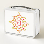 Lunch Box Conception rétro moderne du milieu du siècle (Dos)