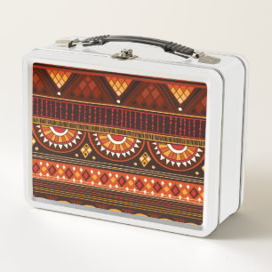 Lunch Box Conception Tribal sans soudure pour diverses utili