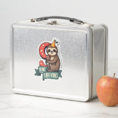 Lunch Box Conception vectorielle de fête de fille de sloth d (En situation)