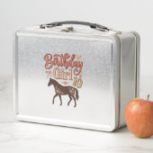 Lunch Box Conception vectorielle florale de cheval 10 pour f (En situation)