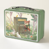Lunch Box Concert de piano Forest: Iron T. Fox & Bunnies Art (Dos)