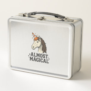 Lunch Box Cône de licorne presque magique T-Shir graphique v
