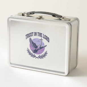 Lunch Box Confiance dans le Seigneur Colombe Design de T-Shi