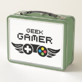 Lunch Box Contrôleur de jeu vidéo geek Gamer (Dos)