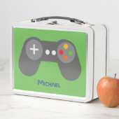 Lunch Box Contrôleur de jeu vidéo vert (En situation)