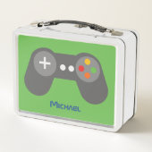 Lunch Box Contrôleur de jeu vidéo vert (Dos)
