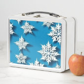 Lunch Box Cookie de Noël - Scène d'hiver Boîte à lunch (En situation)