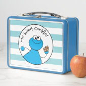 Lunch Box Cookie Monster Doodley Graphisme (En situation)