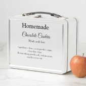 Lunch Box cookies au chocolat maison faits avec amour ajoute (En situation)