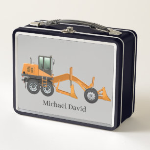 Lunch Box cool boys construction digger nom d'ajout