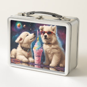 Lunch Box Cool Fluffy Puppies planètes milk-shake