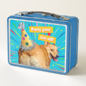 Lunch Box Corgi Butt Birthday Hat (Dos)