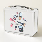 Lunch Box Cosmétique / maquillage illustration (Dos)