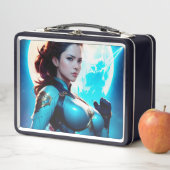 Lunch Box Cosmic Retro 50's Sci-Fi Nova Space Ranger (En situation)