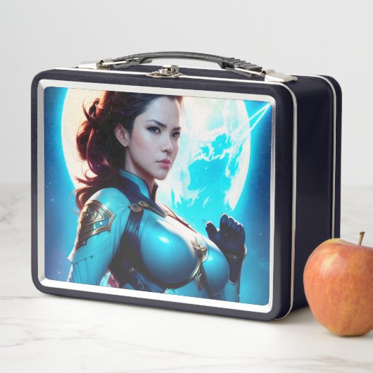 Lunch Box Cosmic Retro 50's Sci-Fi Nova Space Ranger (En situation)